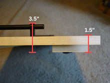 Load image into Gallery viewer, OAK WALNUT MAHOGANY MAPLE SERVING TRAY