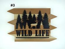 Load image into Gallery viewer, MOONLIGHT DEER INN REDWOOD SIGNS