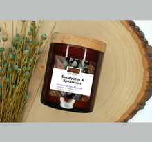 Load image into Gallery viewer, EUCALUPTUS & SPEARMINT SOY BLEND CANDLE