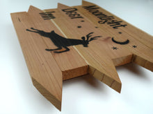 Load image into Gallery viewer, LAZY BEAR CABIN REDWOOD SIGNS