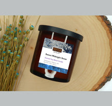 Load image into Gallery viewer, SWEET MIDNIGHT SNOW SOY BLEND CANDLE
