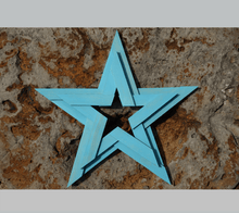 Load image into Gallery viewer, DOUBLE WOOD STAR