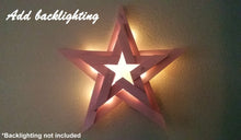 Load image into Gallery viewer, DOUBLE WOOD STAR
