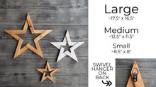 Load image into Gallery viewer, SINGLE WOOD STAR SET