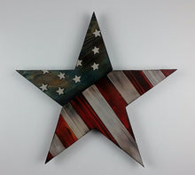 Load image into Gallery viewer, AMERICAN WOOD FLAG STAR