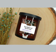 Load image into Gallery viewer, EUCALUPTUS &amp; SPEARMINT SOY BLEND CANDLE
