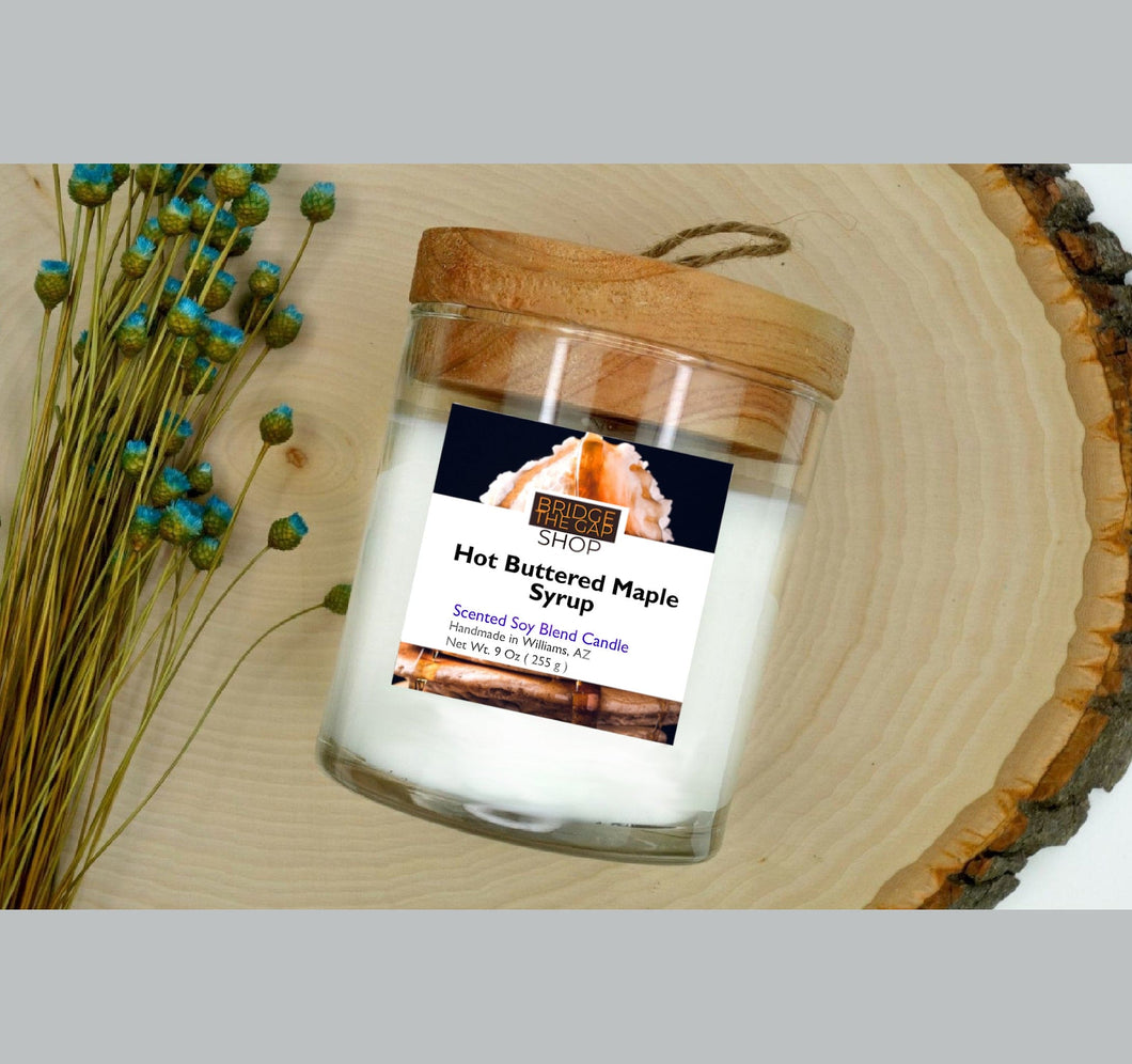 HOT BUTTERED MAPLE SYRUP SOY BLEND CANDLE
