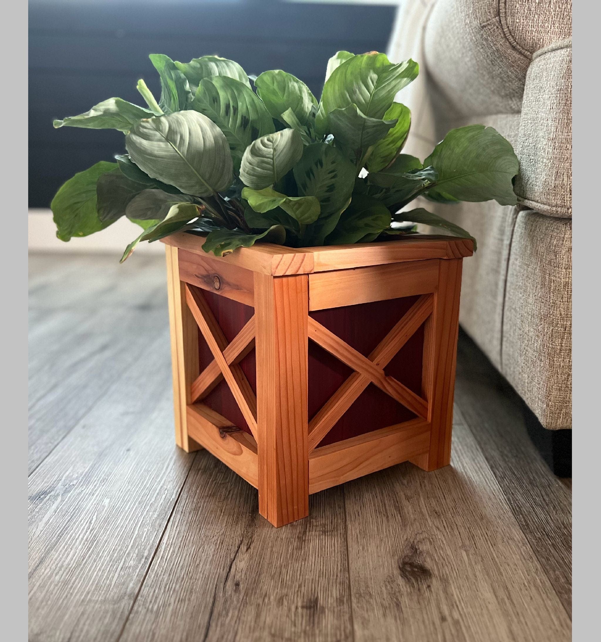 FARMHOUSE REDWOOD PLANTER – Bridge the Gap Shop