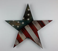 Load image into Gallery viewer, AMERICAN WOOD FLAG STAR
